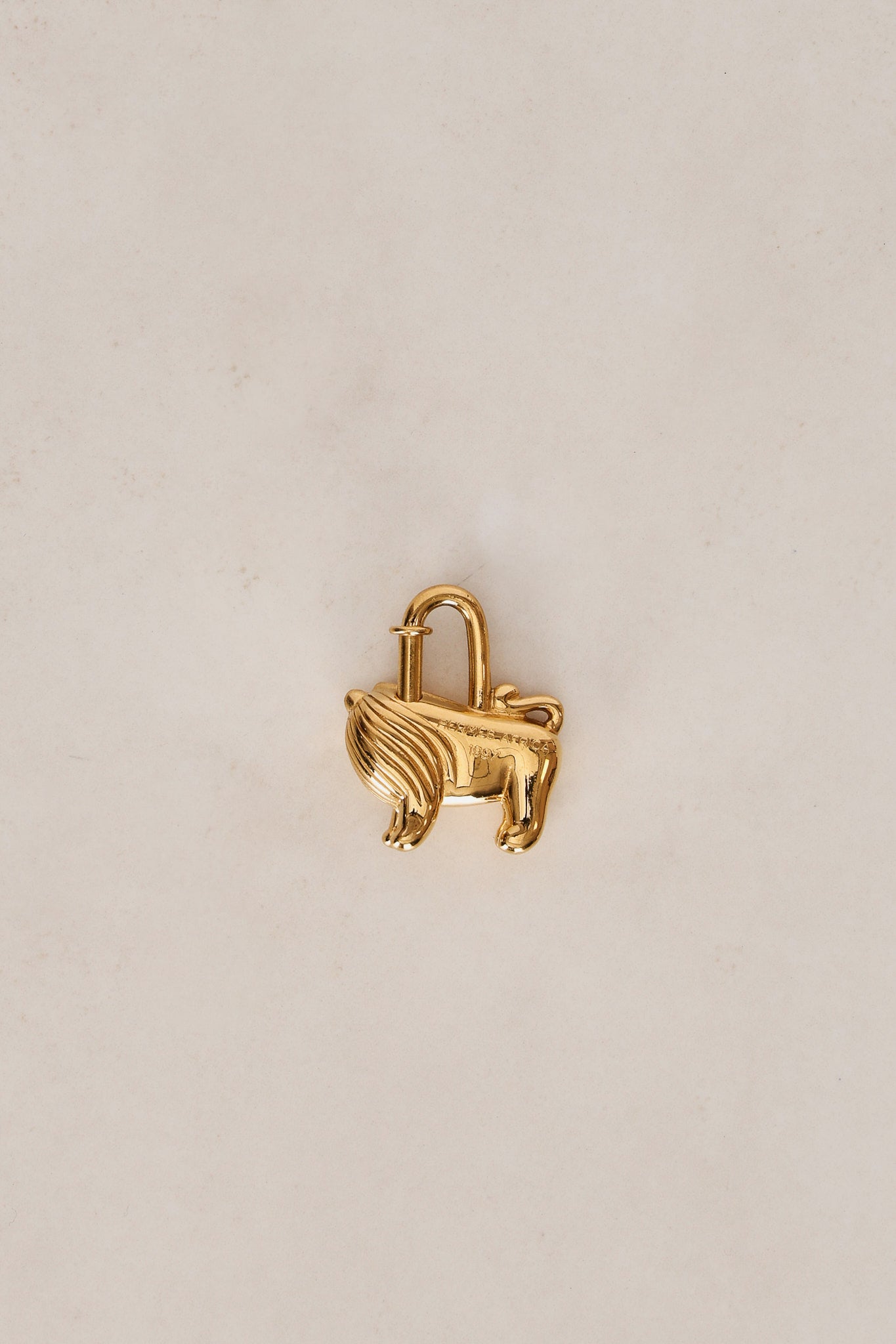 Hermès 1997 Africa Lion Padlock
