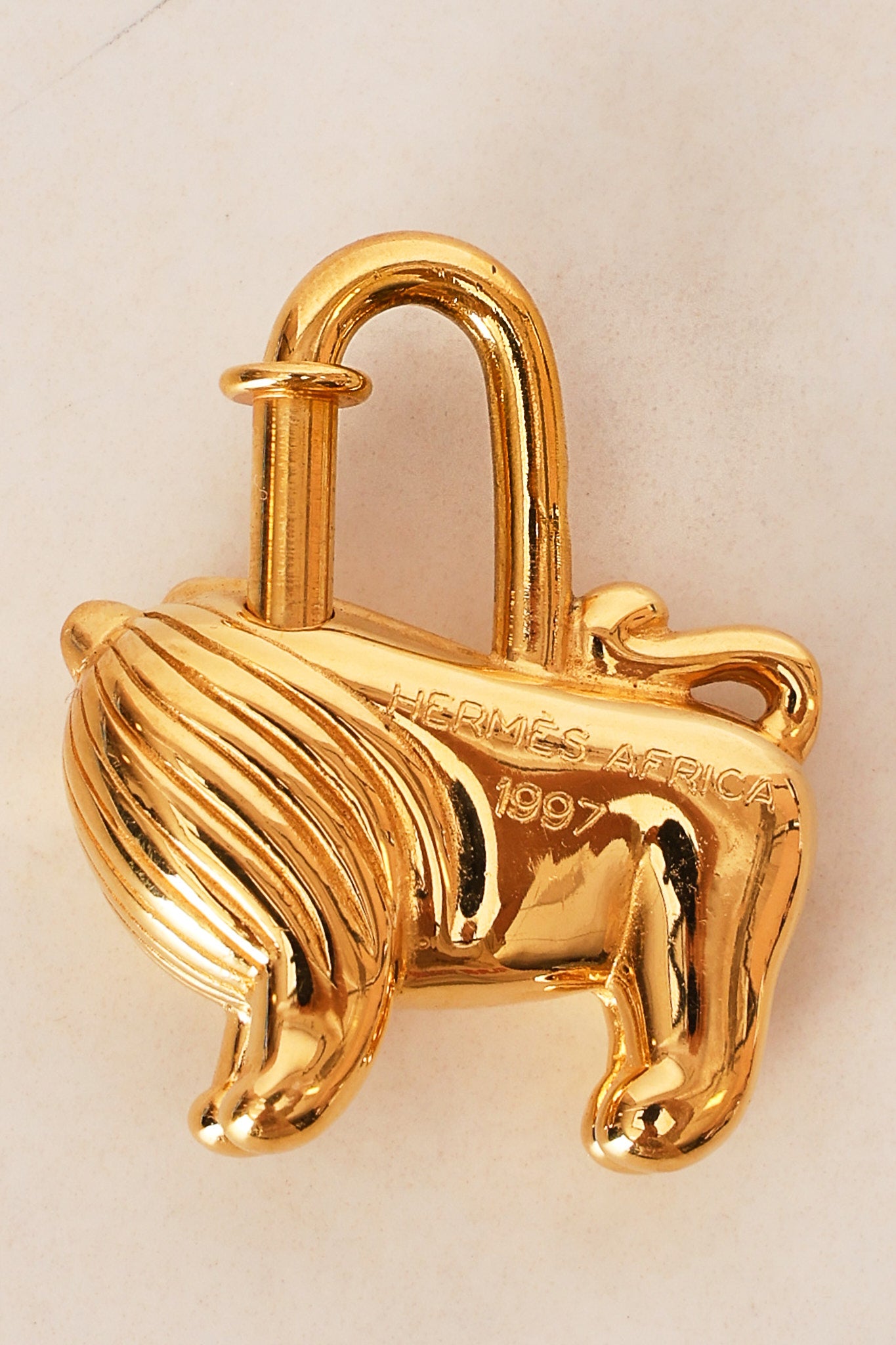 Hermès 1997 Africa Lion Padlock