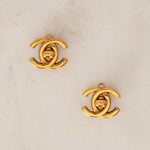Chanel CC Turnlock Earrings