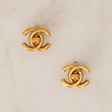 Chanel CC Turnlock Earrings