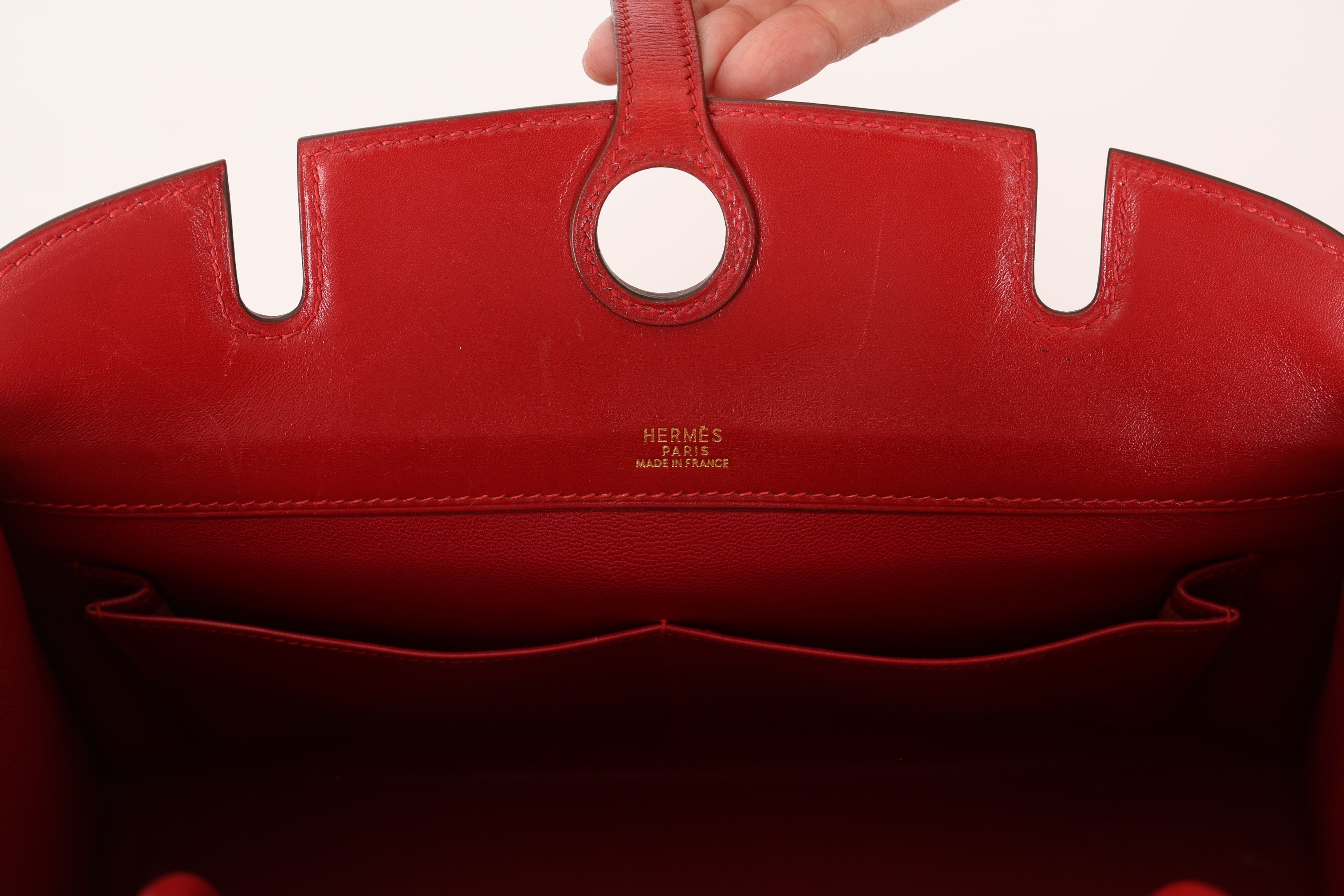 Hermès Red Box Dalvi Bag
