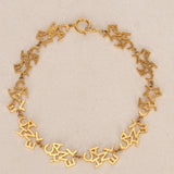 Chanel Logo Gold 10-Strand Necklace