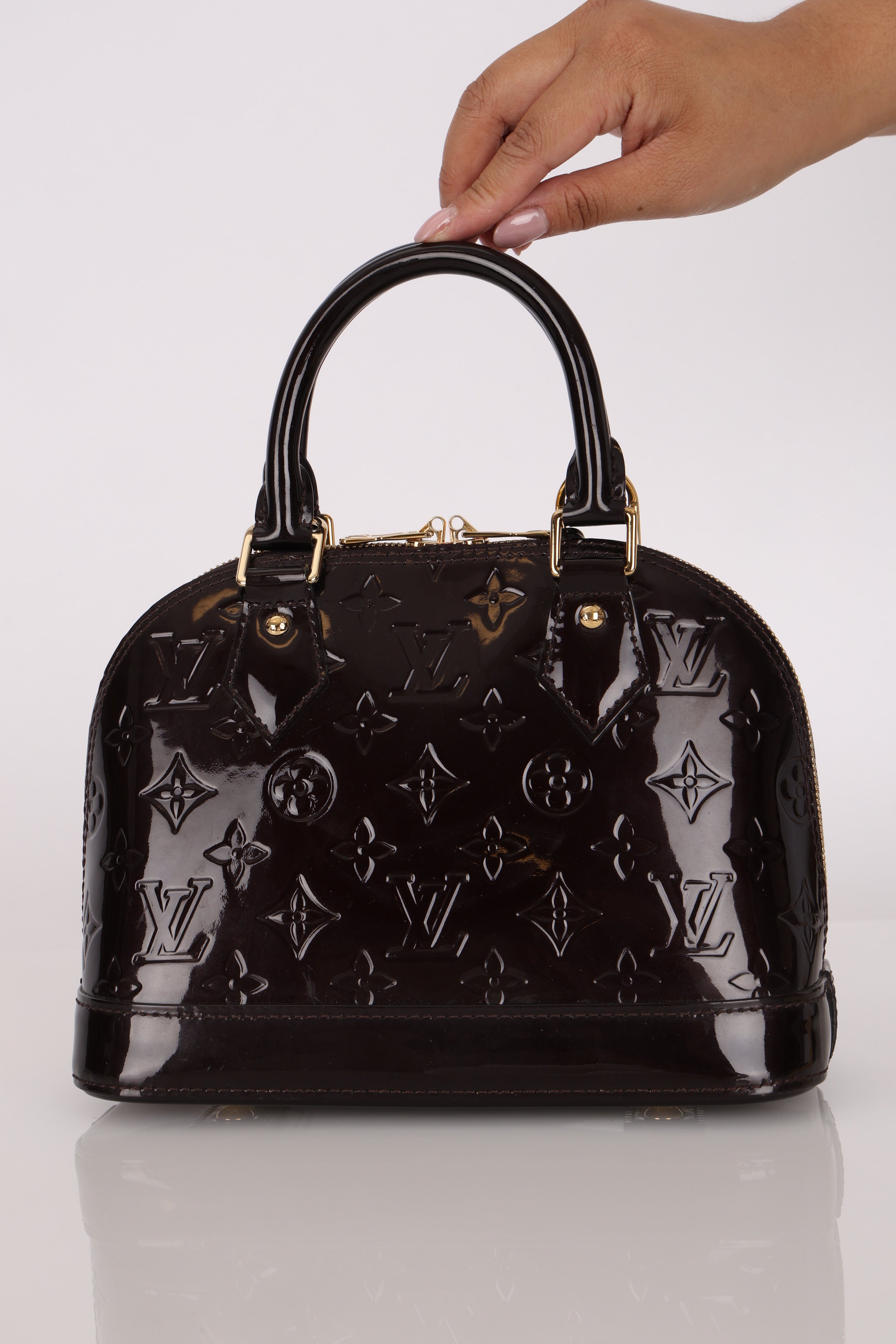 Louis Vuitton Vernis Monogram Alma Bag