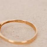 1970s 18K Yellow Gold Ruby and Diamond Halo Ring, Size US 6 - Drop 24