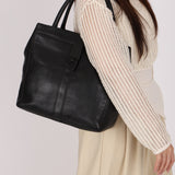 Chanel Incognito Turnlock Tote Black Calfskin 1999 BHW