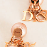 Dior Rose Tribales Logo Clip-On Earrings