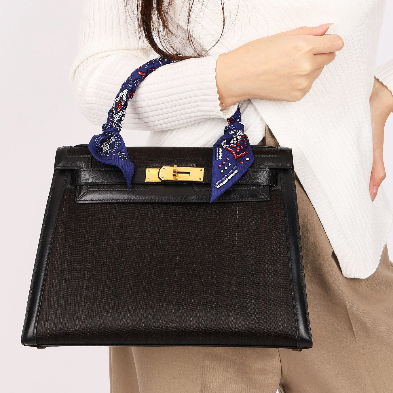 Hermès Satin Twilly