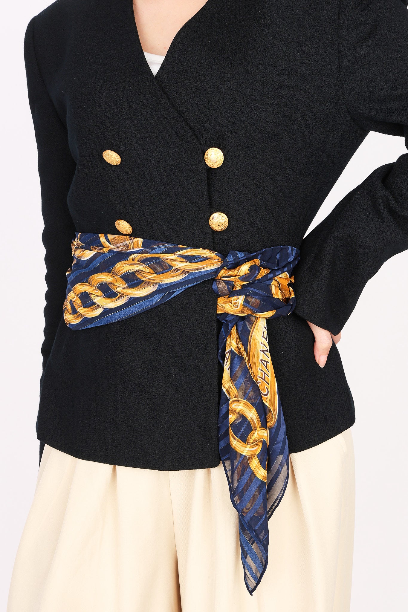 Chanel Satin Twilly