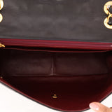 Chanel XL Logo Jumbo Single Flap Black Lambskin 24K GP