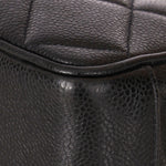 Chanel XL CC Turnlock Tote Black Caviar 1996 24K GP