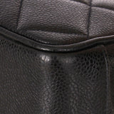 Chanel XL CC Turnlock Tote Black Caviar 1996 24K GP