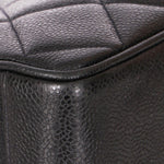 Chanel XL CC Turnlock Tote Black Caviar 1996 24K GP