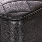 Chanel XL CC Turnlock Tote Black Caviar 1996 24K GP