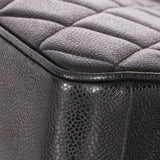 Chanel XL CC Turnlock Tote Black Caviar 1996 24K GP