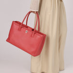 Chanel Medium Cerf Executive Tote Pink Caviar 2014 SHW