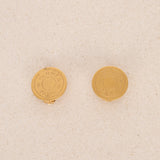 Hermès Gold Clou De Selle Earrings