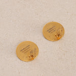 Hermès Gold Clou De Selle Earrings