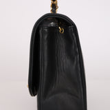 Chanel Medium Diana Black Lambskin 24K GP
