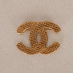 Chanel CC Woven Brooch 1989 24K GP