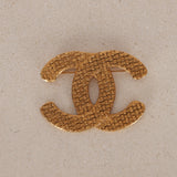 Chanel CC Woven Brooch 1989 24K GP