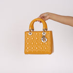 Dior Patent Cannage Small Lady Bag