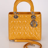 Dior Patent Cannage Small Lady Bag