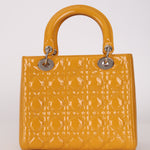 Dior Patent Cannage Small Lady Bag