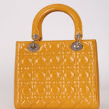 Dior Patent Cannage Small Lady Bag