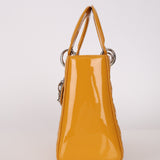 Dior Patent Cannage Small Lady Bag