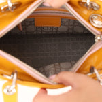 Dior Patent Cannage Small Lady Bag