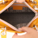 Dior Patent Cannage Small Lady Bag