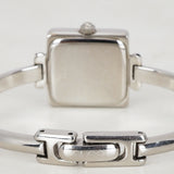 Gucci 1900L Square Stainless Steel Onyx Watch 19mm