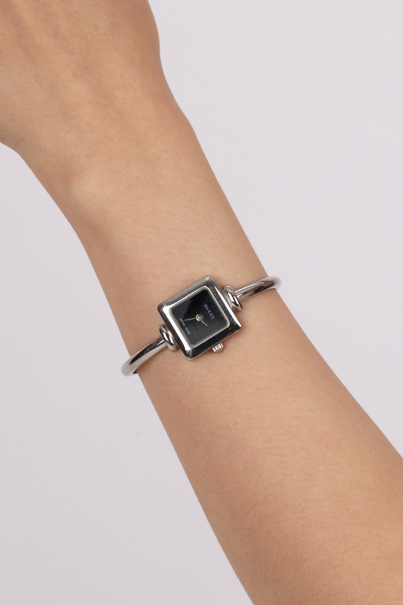Gucci Square Silver Watch