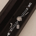 Gucci G Silver Bezel Charms Watch 24mm