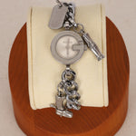 Gucci G Silver Bezel Charms Watch 24mm