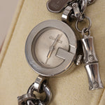 Gucci G Silver Bezel Charms Watch 24mm
