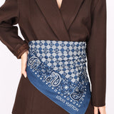 Louis Vuitton Paisley Blue Bandana Scarf