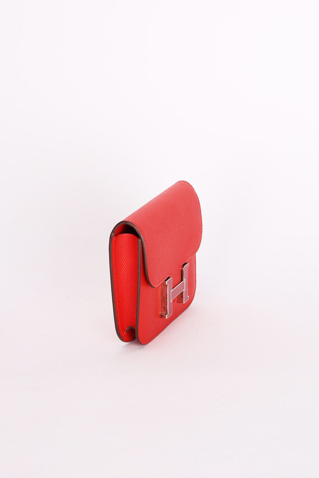 Hermès Constance Slim Wallet Rouge De Coeur Epsom 2021 PHW