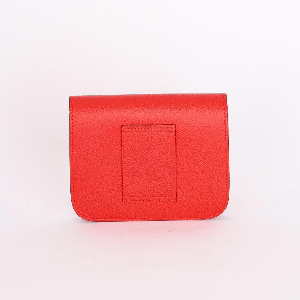Hermès Constance Slim Wallet Rouge De Coeur Epsom 2021 PHW