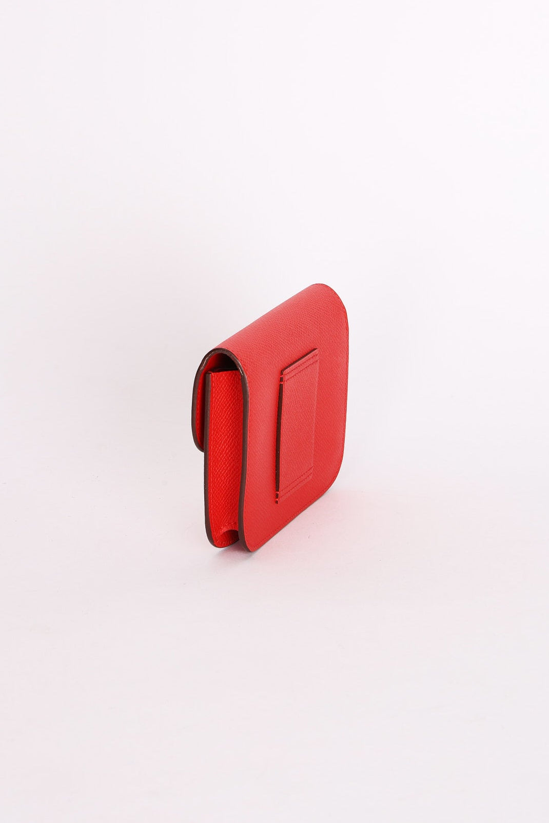 Hermès Constance Slim Wallet Rouge De Coeur Epsom 2021 PHW