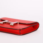 Hermès Constance Slim Wallet Rouge De Coeur Epsom 2021 PHW