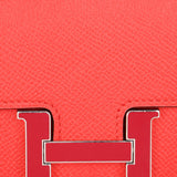 Hermès Constance Slim Wallet Rouge De Coeur Epsom 2021 PHW