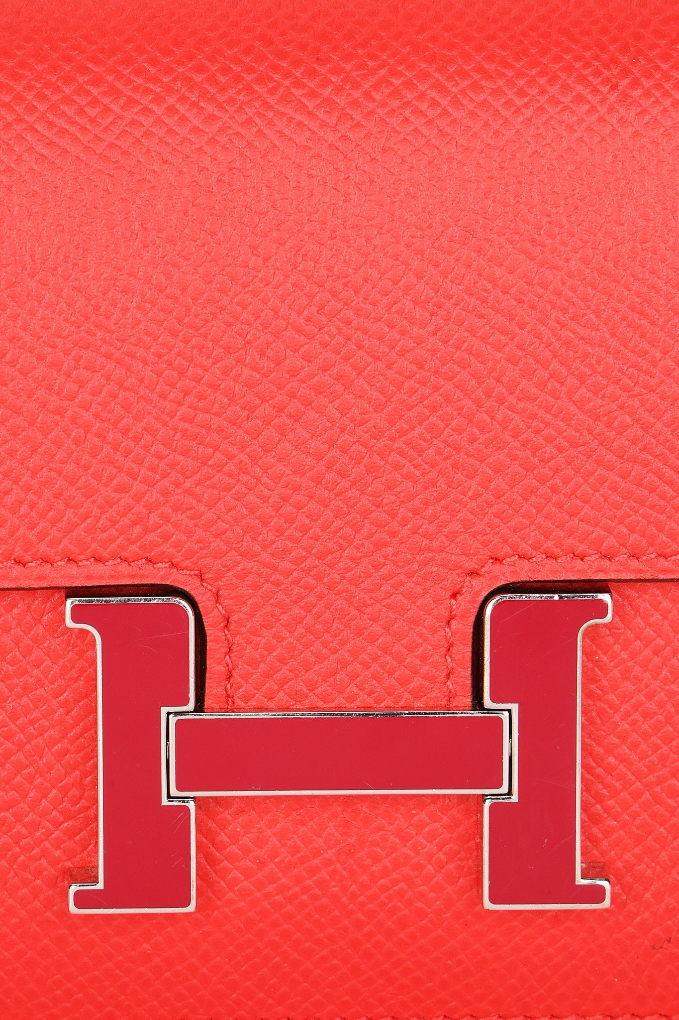 Hermès Constance Slim Wallet Rouge De Coeur Epsom 2021 PHW