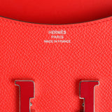 Hermès Constance Slim Wallet Rouge De Coeur Epsom 2021 PHW