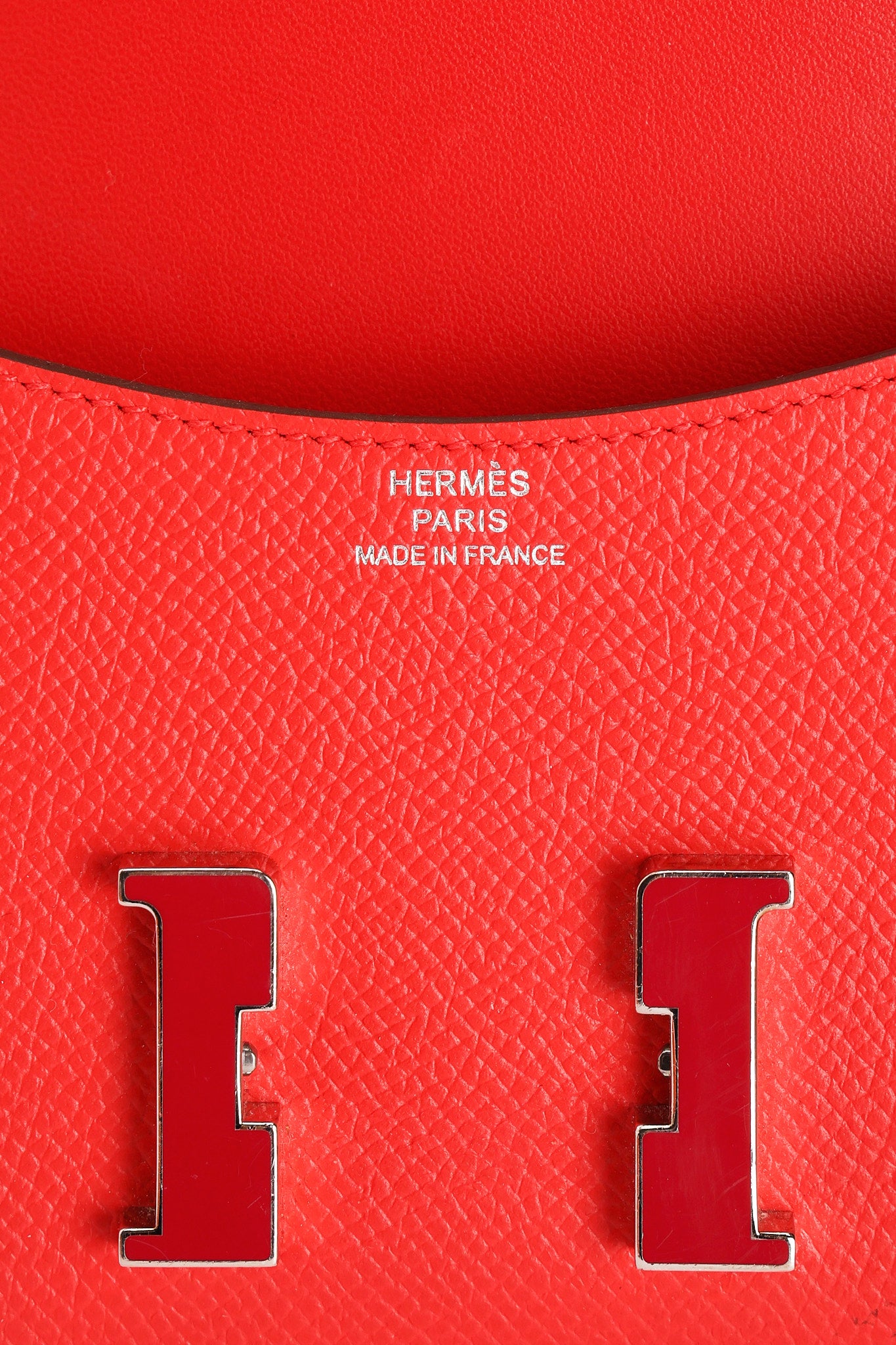 Hermès Constance Slim Wallet Rouge De Coeur Epsom 2021 PHW
