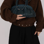 Christian Dior My Dior Frame Bowling Bag Dark Teal 2006