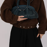 Christian Dior My Dior Frame Bowling Bag Dark Teal 2006