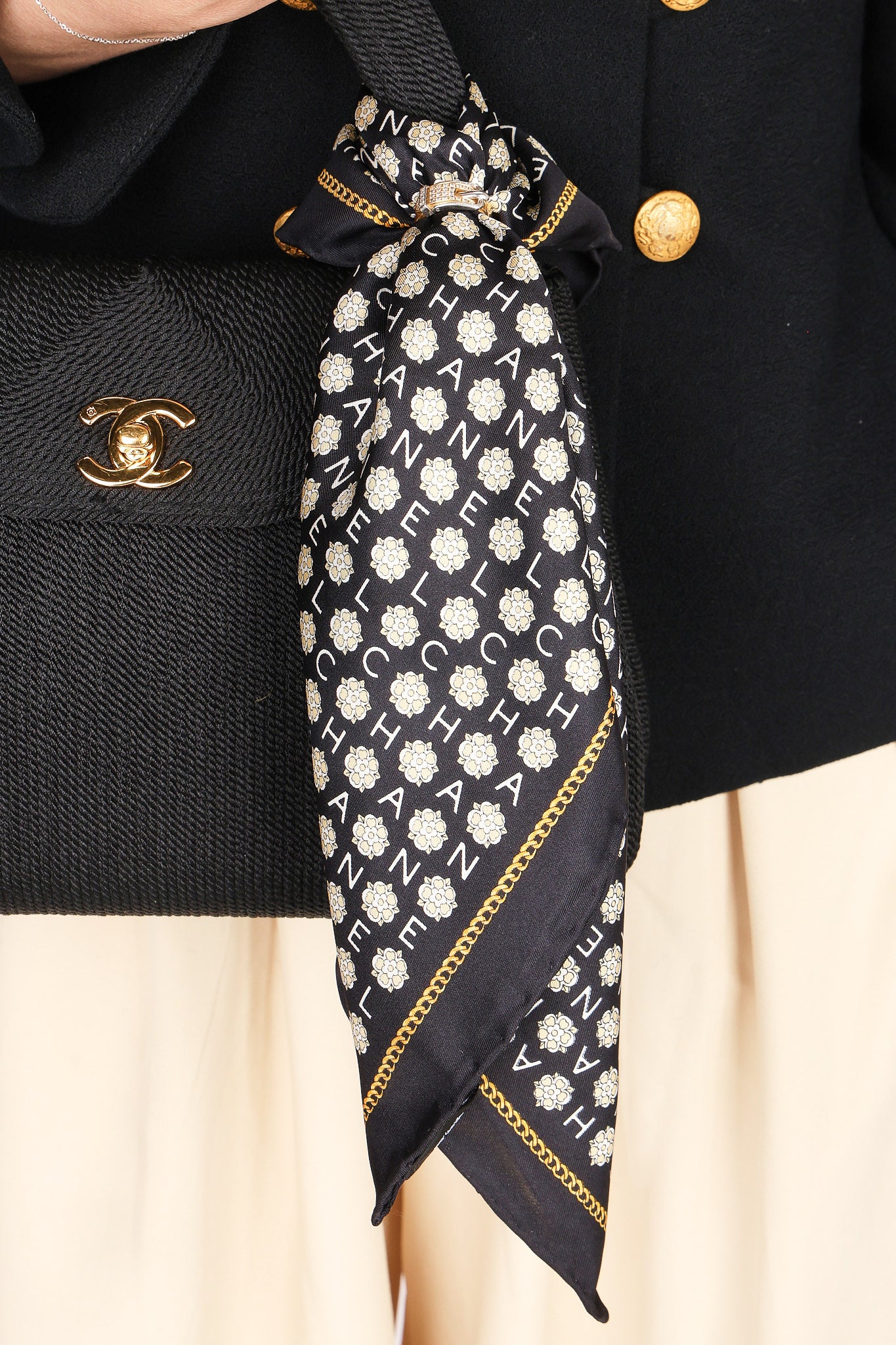 Chanel Silk Scarf