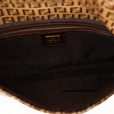 Fendi Zucchino Coated Canvas Baguette Bag