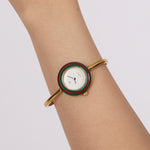 Gucci Multicolor Gold Bezel Watch